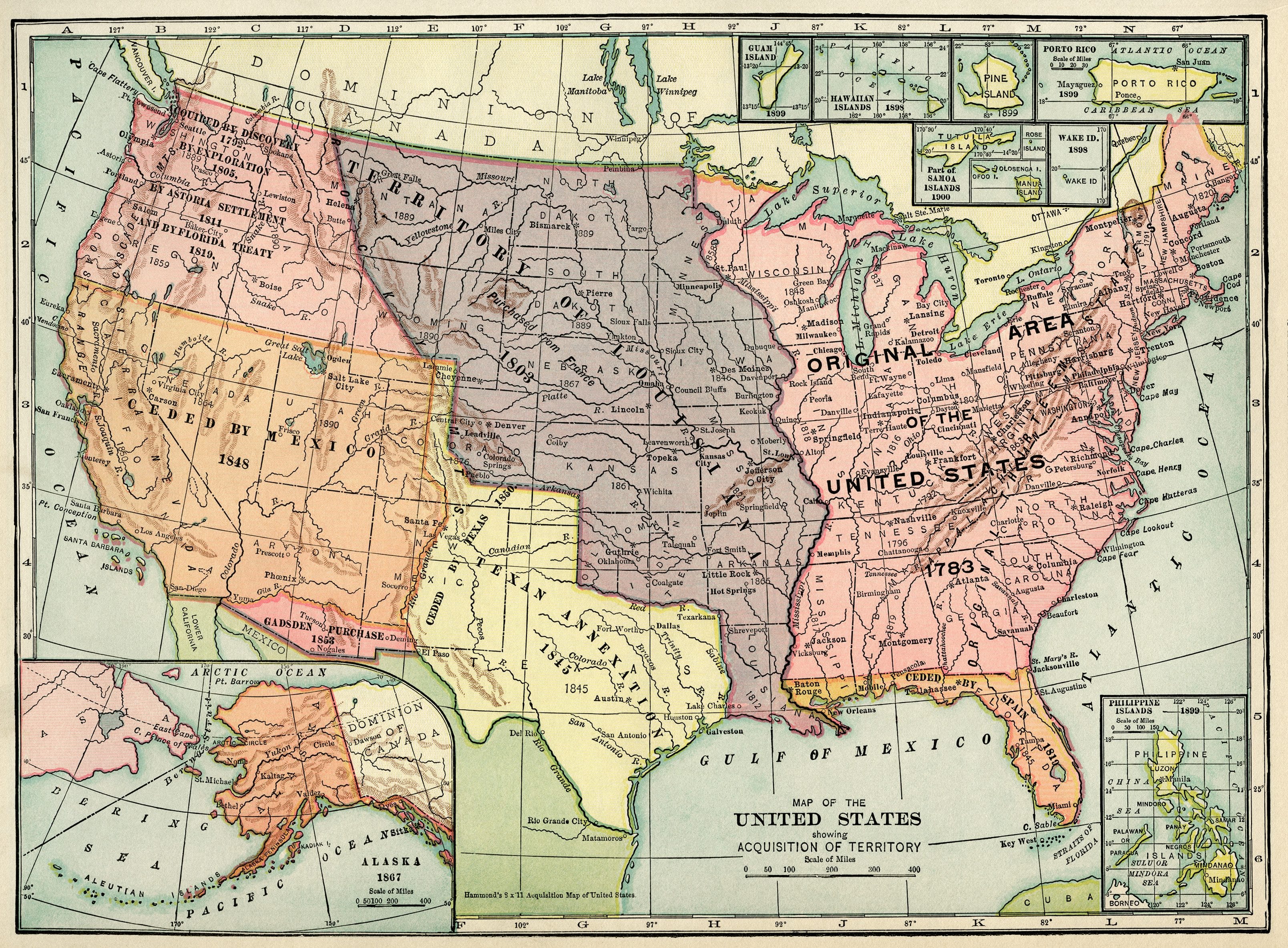 Old Map of United States