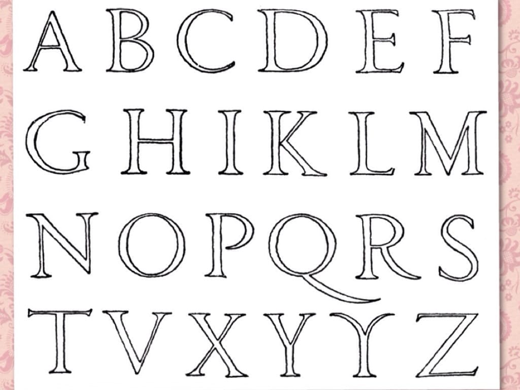 Online Roman Alphabet  