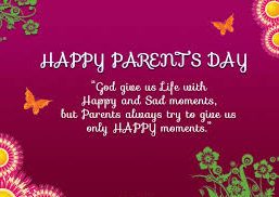 Parents Day Date 2017 Card