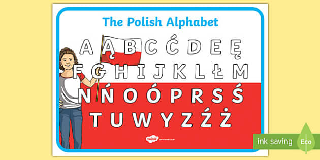 Polish Alphabet Poster