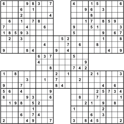 sudoku very easy printable