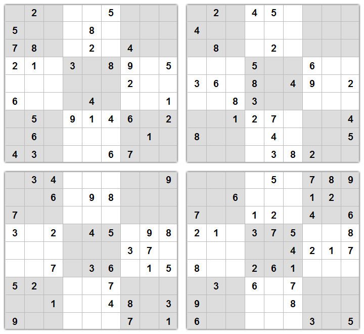 Printable Sudoku Puzzle Medium