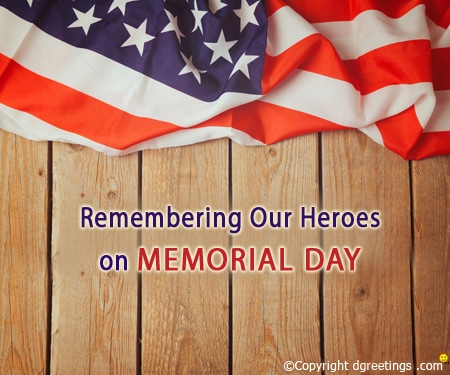 Save Memorial Day Message