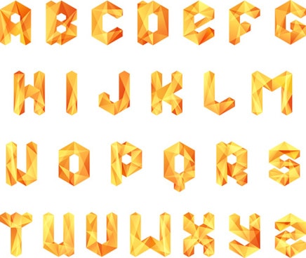 Stylish Alphabet Pattern