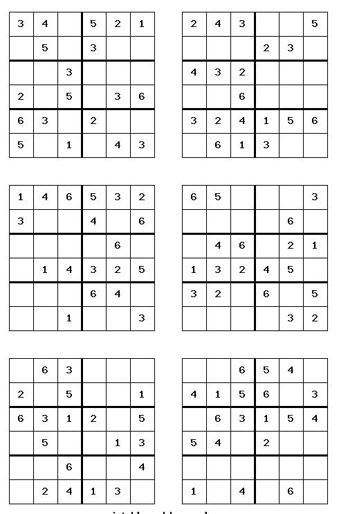 Sudoku 2017 Chart