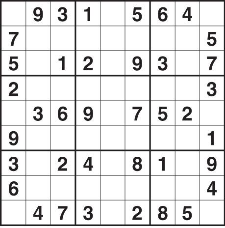 Sudoku Free Chart