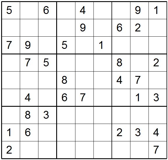 Sudoku Print Medium