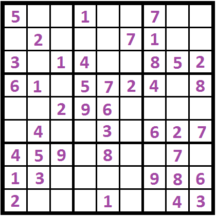 Sudoku Puzzles Easy Level
