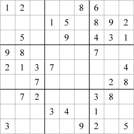 Sudoku Puzzles Print Chart