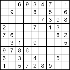 Sudoku Puzzles Very Easy