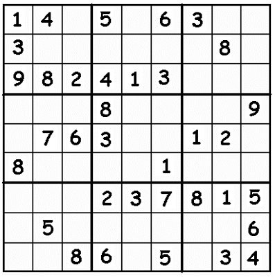 Sudoku Very Easy Printable