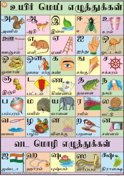 Tamil Alphabet Poster