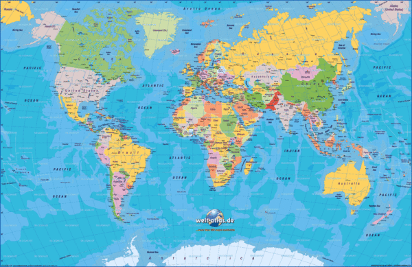 The World Map Cities