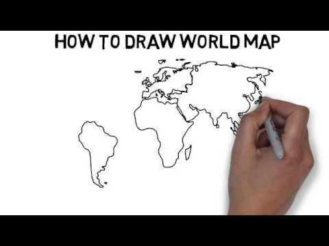 The World Map Drawing