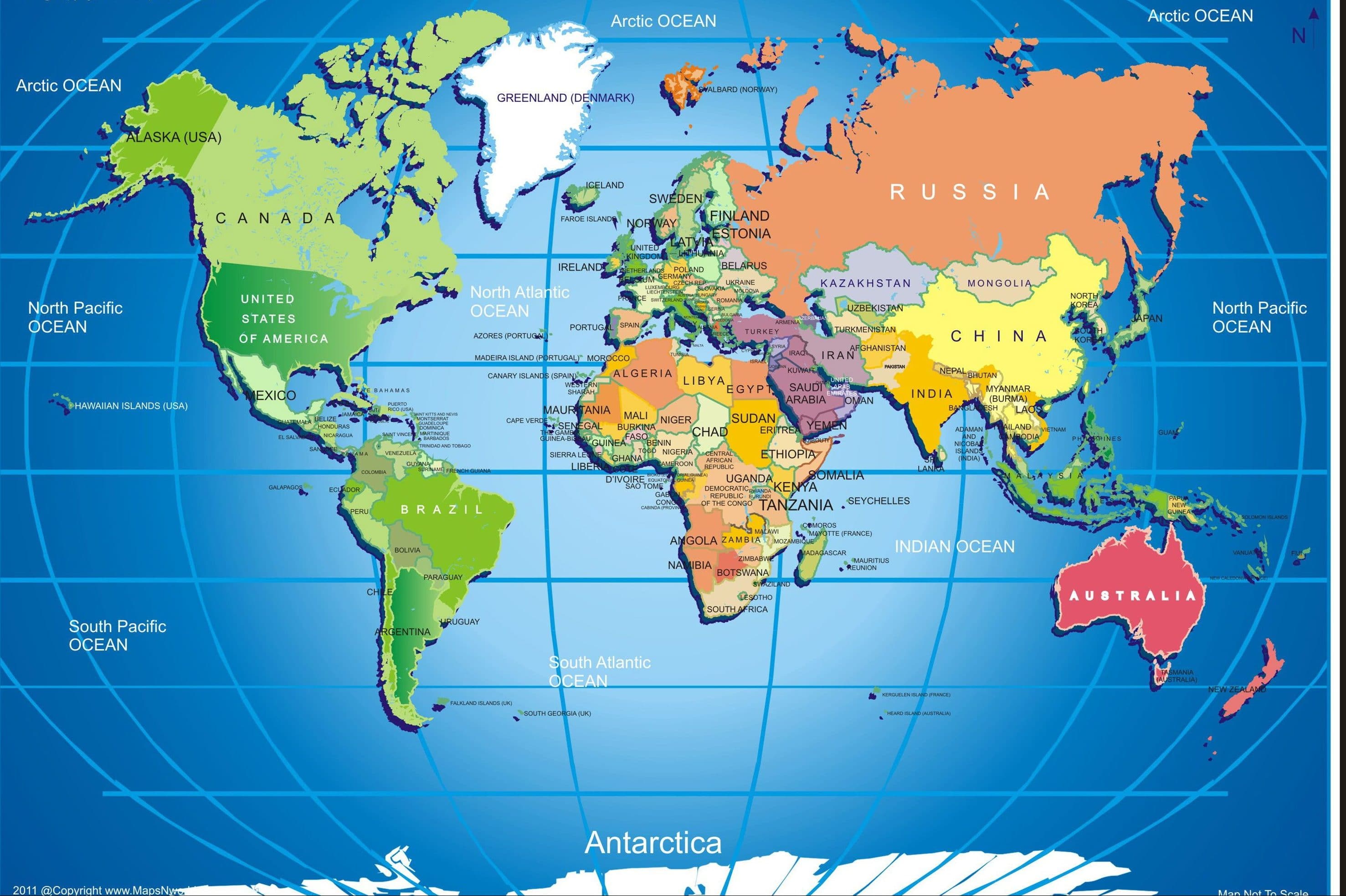 The World Map Hd