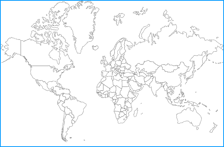 The World Map Outline