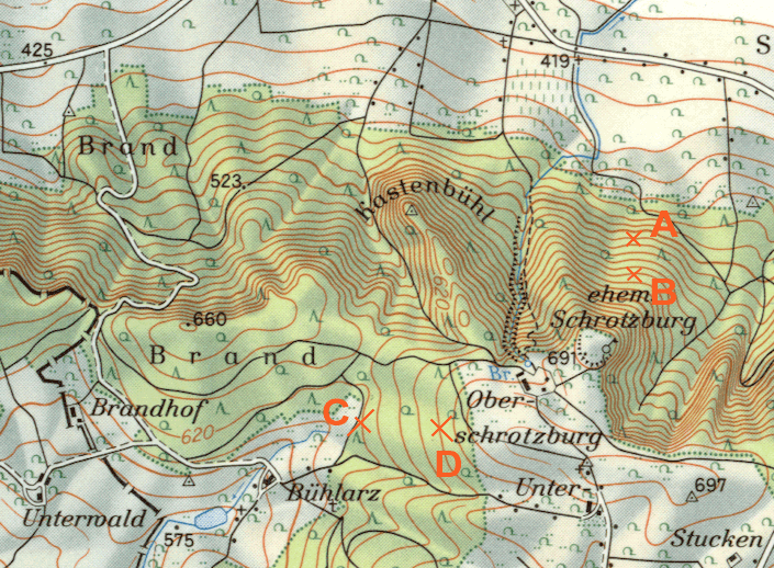 Topographic Map Layout