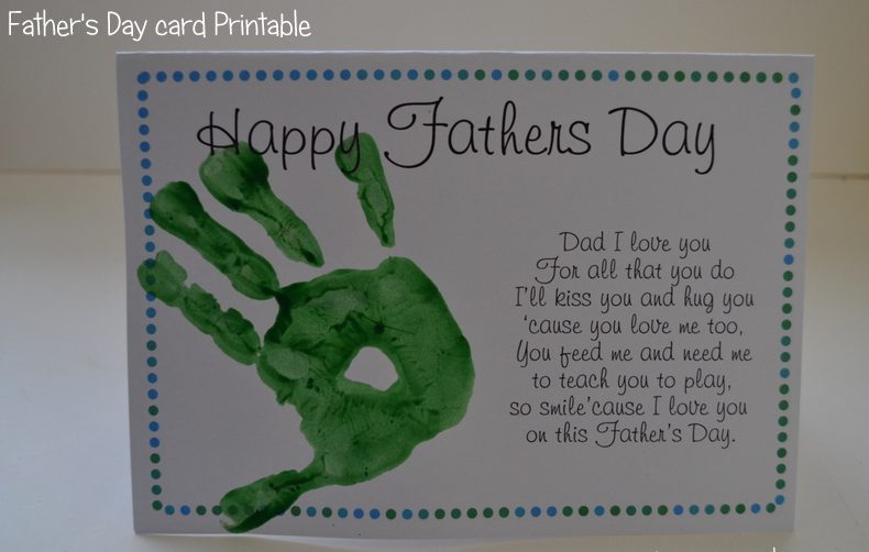 Father’s day craft Chart