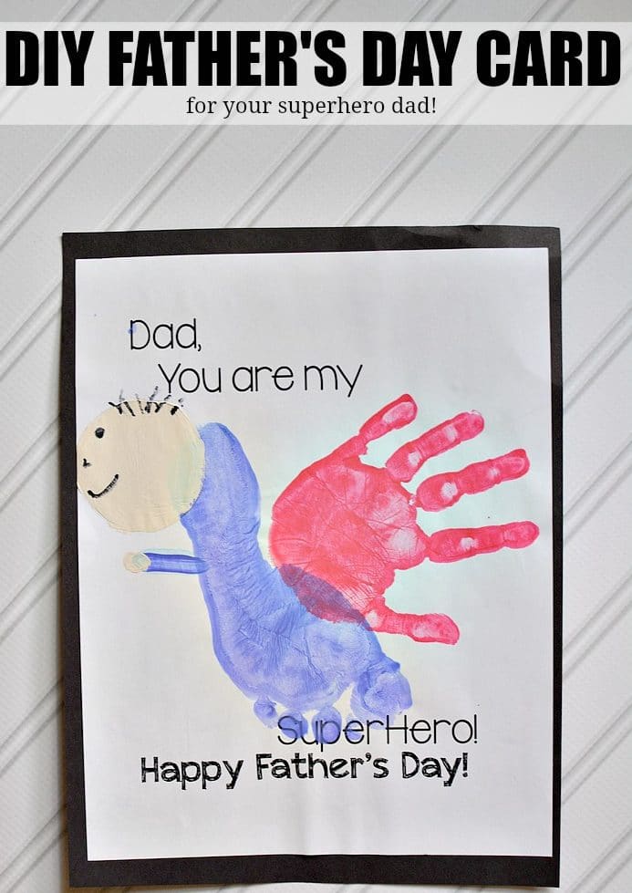 Free Homemade Fathers Day Card