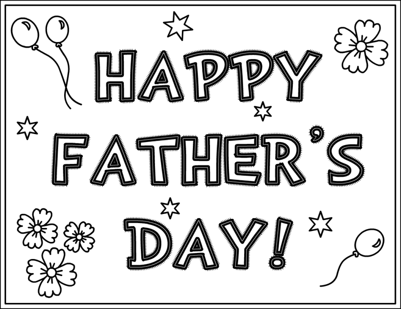 Free Printable Fathers Day Card