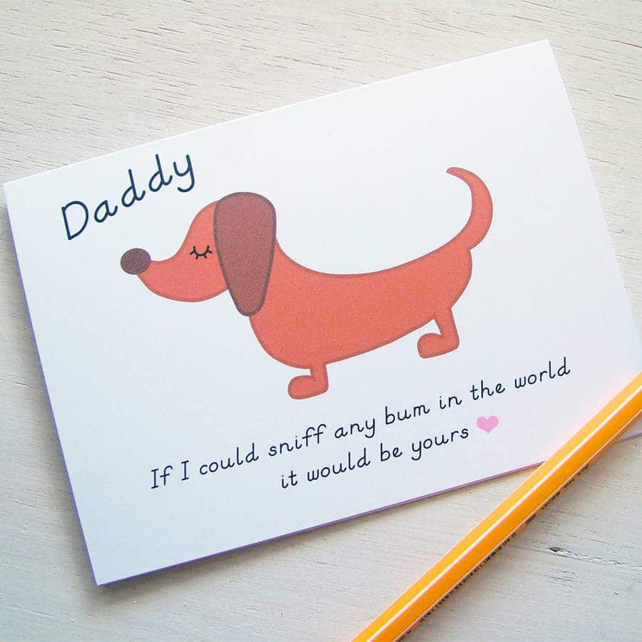 Funny Fathers Day Card Design