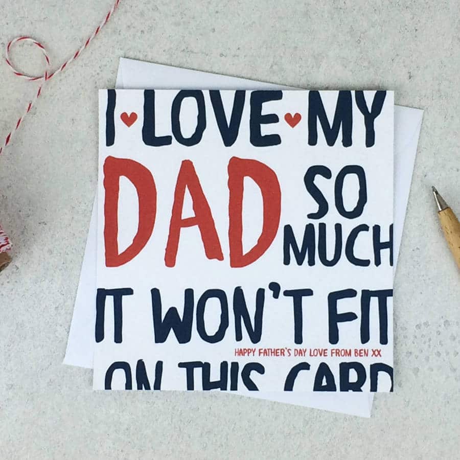 Funny Fathers Day Card Idea