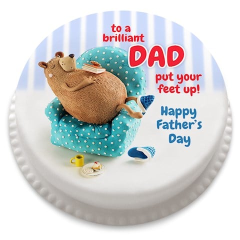 Happy Fathers Day Cake Design