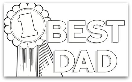 Happy fathers day coloring page Picture