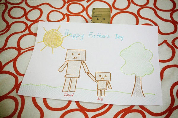 Happy fathers day drawing Photo