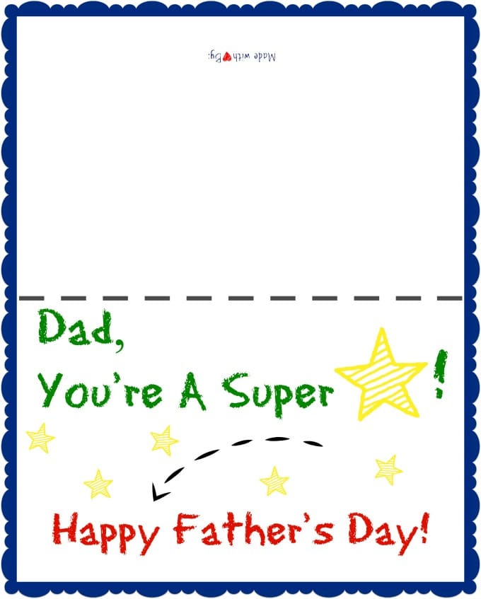 Printable Fathers Day