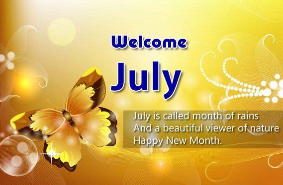 Welcome July Quotes and Sayings