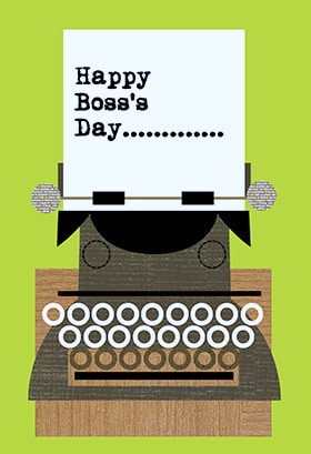 Happy Boss's Day Printable