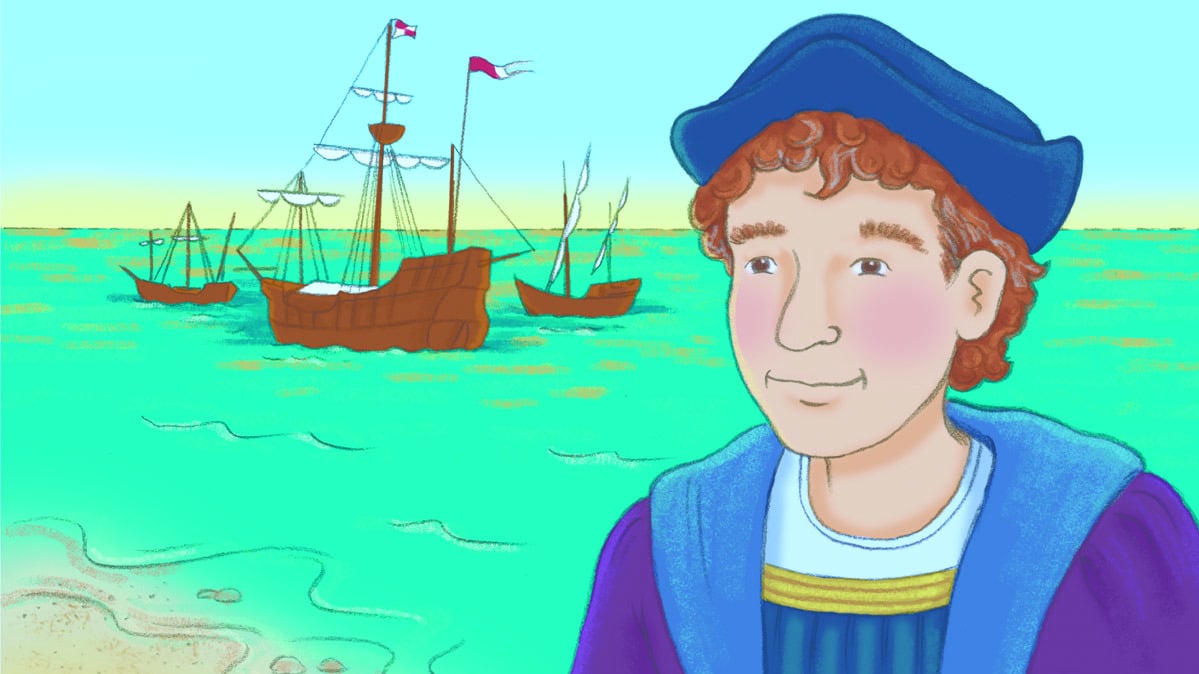 Christopher Columbus Cartoon