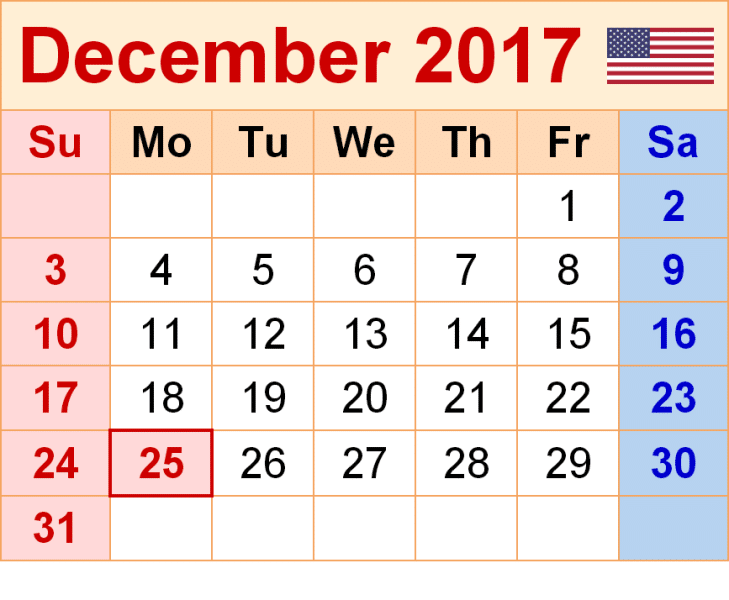 Indian Calendar 2017 December Free HD