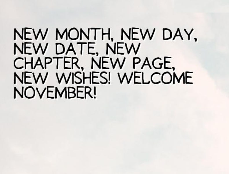 Images Welcome November Printable