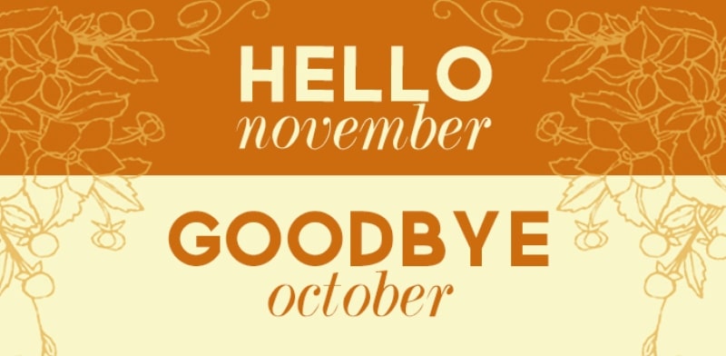 Welcome November Wishes Quotes