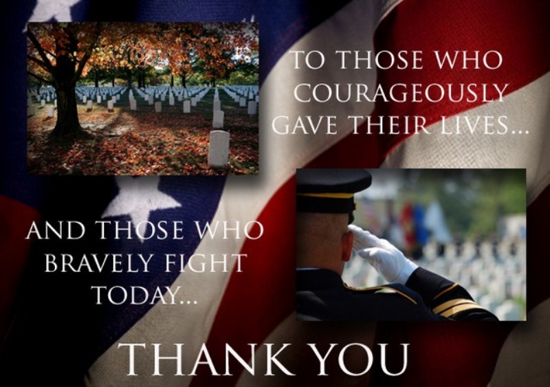 Thank You Greetings Veterans Day