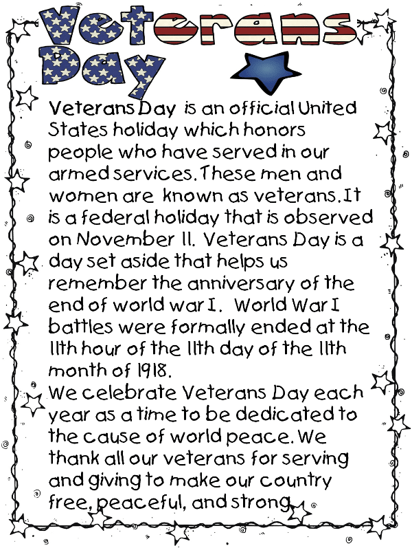 Wishes of Veterans Day