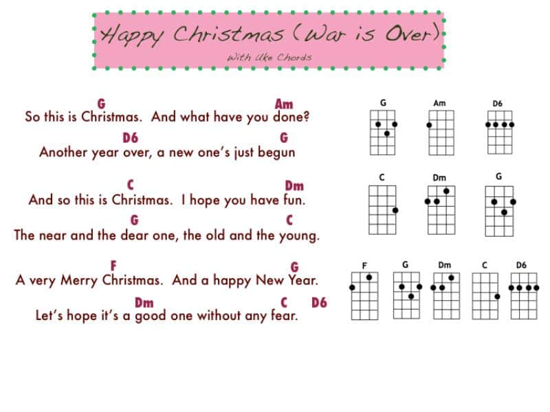 Happy Christmas Chords