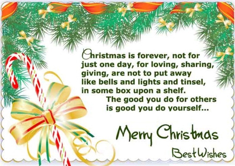 Happy Christmas Poems For Friends