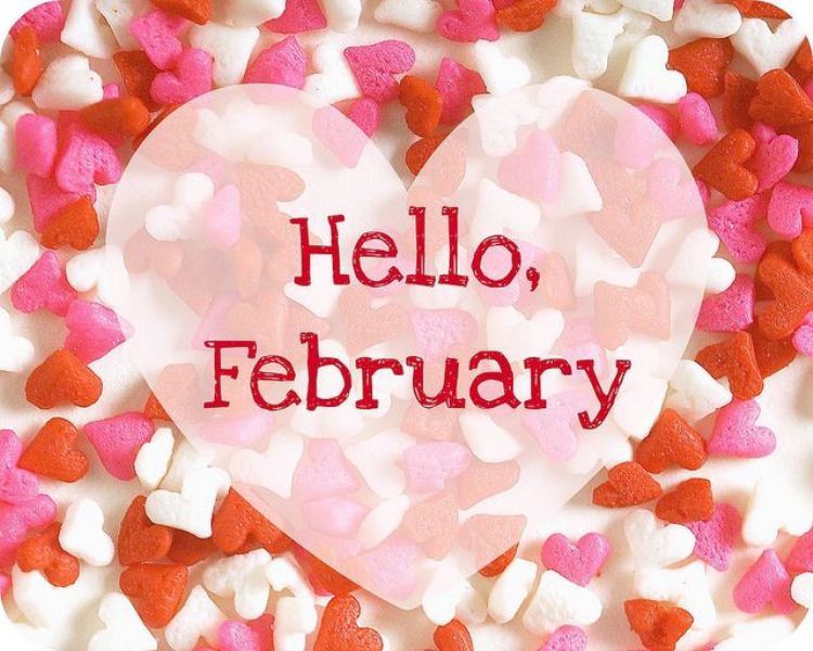 Hello February Images Printable