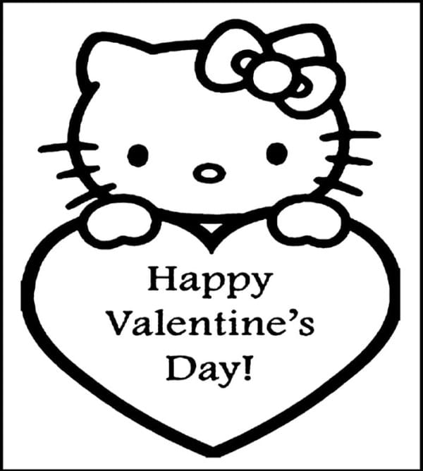Lovely Valentine's Day Coloring Pages