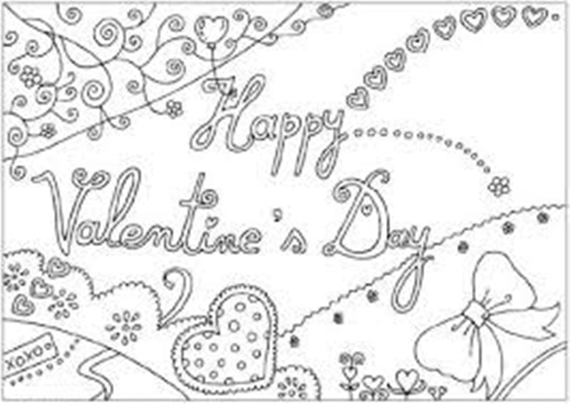 Valentine's Day Coloring Pages Lovely