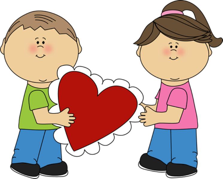Valentine's Day Kids Clipart