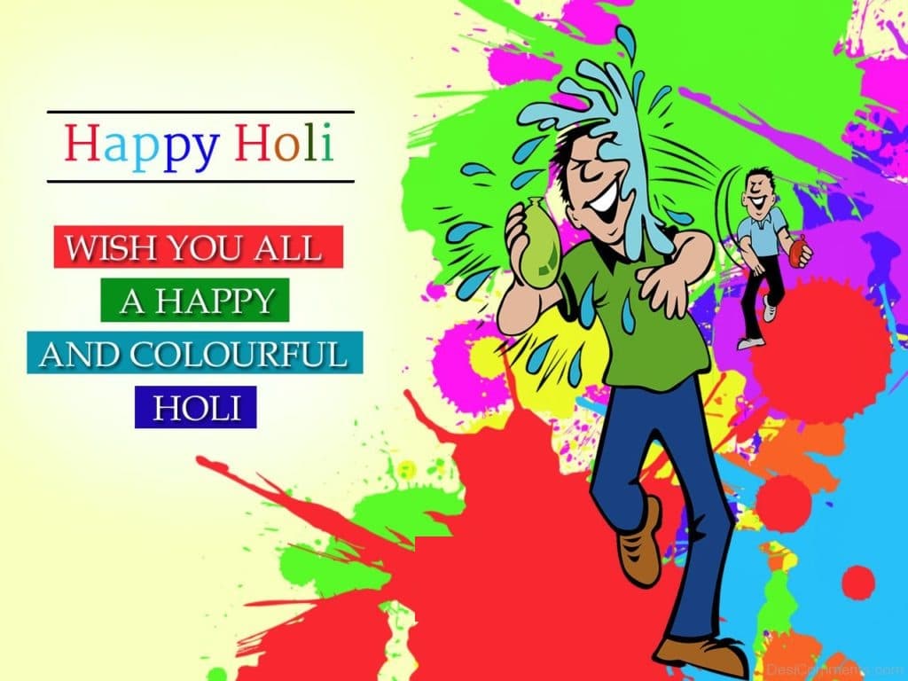 Happy Holi 2018 Wallpaper