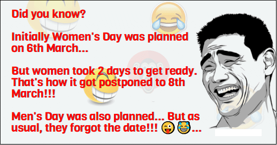 Happy Women's Day Jokes