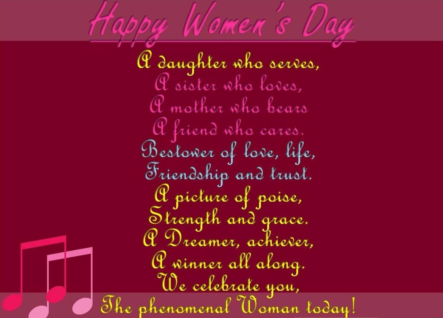 Happy Women's Day Poem