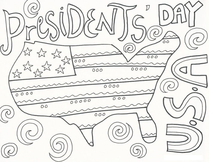 Presidents Day Coloring pages