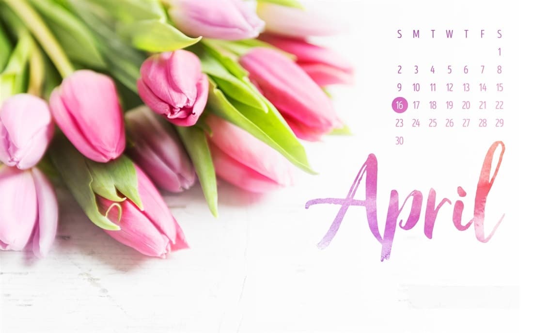 Calendar 2018 April