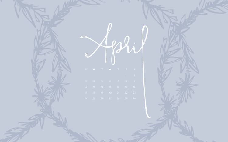 Calendar 2018 April